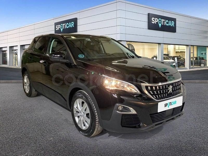 Usado Peugeot 3008 Active 130 CV (95 kW) 2020 Negro SUV