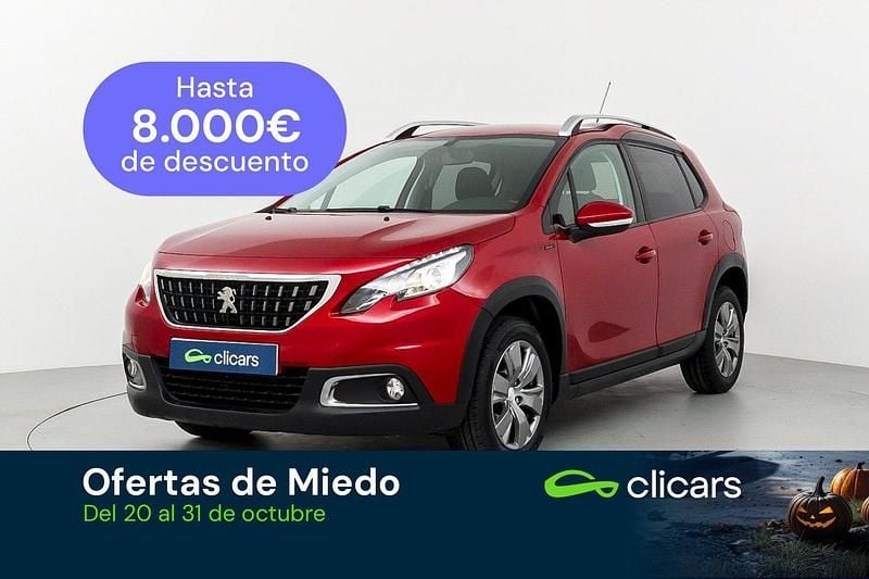 Rojo Usado 2019 Peugeot 2008 Signature Sky SUV | 11.290 € (Super precio) - Imagen 1/4