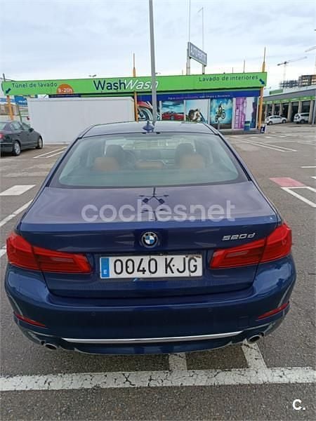 Usado BMW 520 Luxury Line 190 CV (139 kW) 2018 Azul Berlina