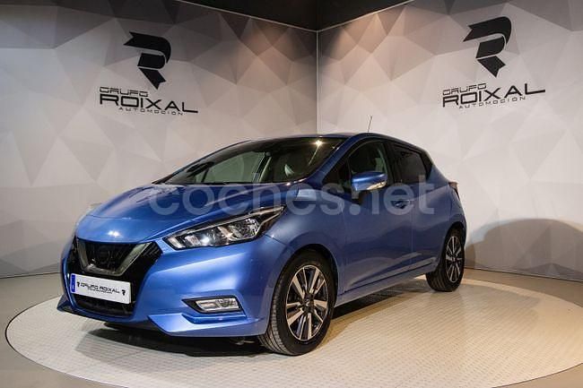 Azul Usado 2017 Nissan Micra Berlina | 10.500 € (Precio justo) - Imagen 1/4