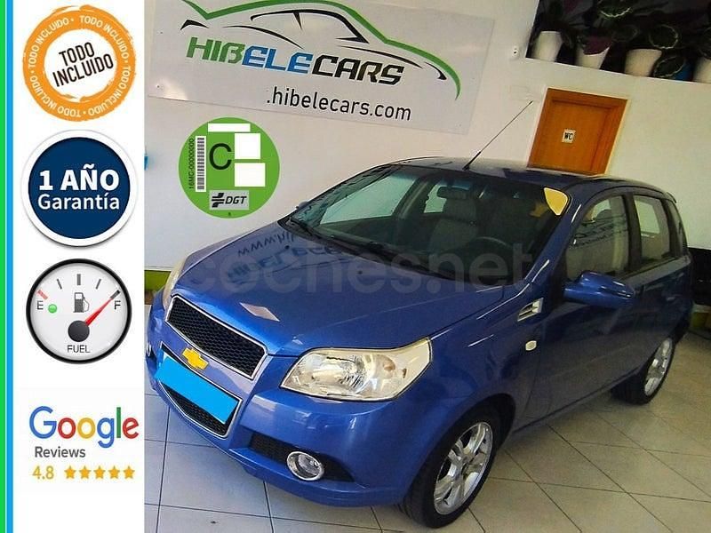 Azul Usado 2008 Chevrolet Aveo LT Berlina | 4490 € (Precio justo) - Imagen 1/4