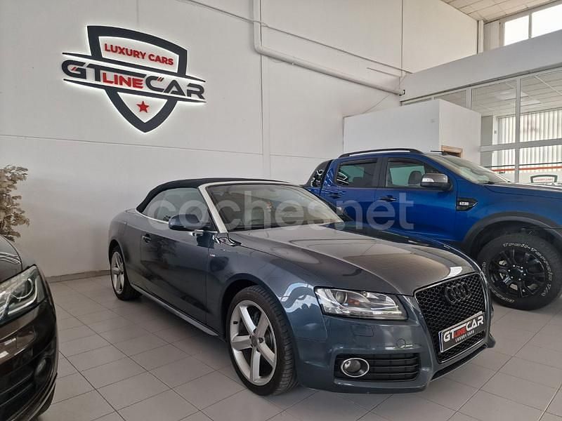 Usado Audi A5 Cabriolet S-Line 170 CV (125 kW) 2009 Gris / plata Descapotable