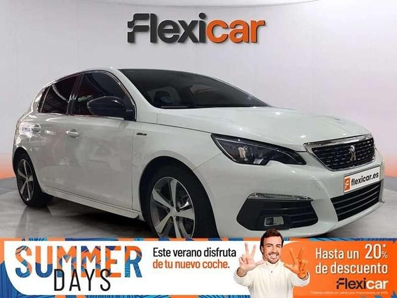Blanco Usado 2020 Peugeot 308 GT-line Berlina | 12.490 € (Precio justo) - Imagen 1/4