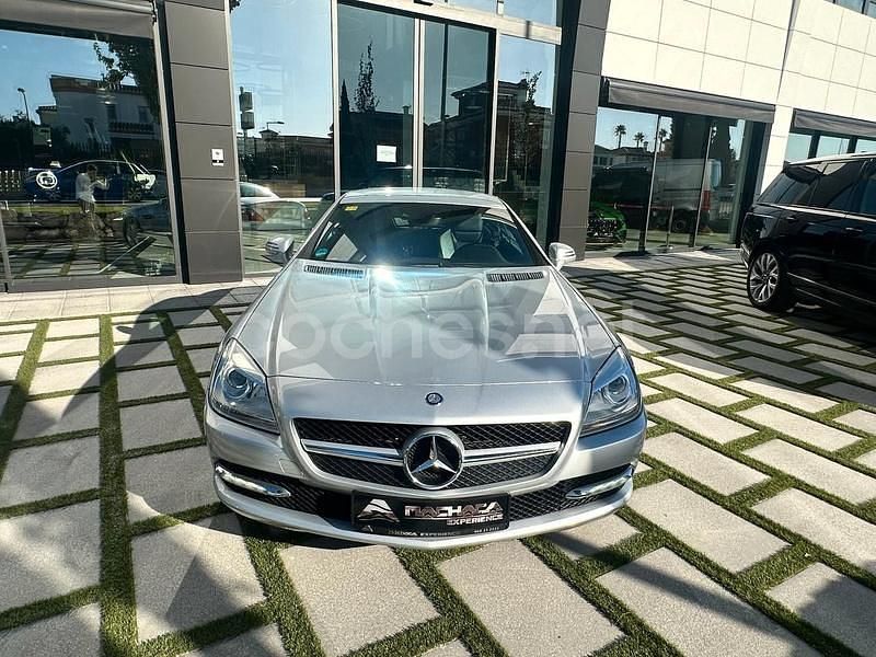 Usado Mercedes SLK200 184 CV (135 kW) 2011 Gris / plata Descapotable
