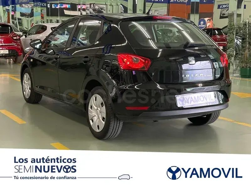 Usado Seat Ibiza Reference 90 CV (66 kW) 2015 Negro Berlina
