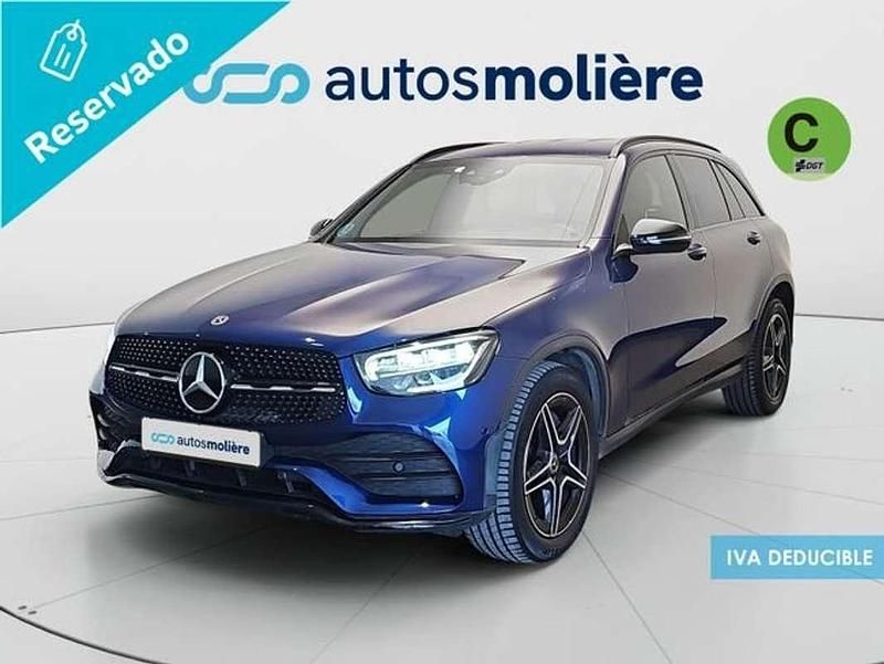 Usado Mercedes GLC220 170 CV (125 kW) 2020 Azul SUV