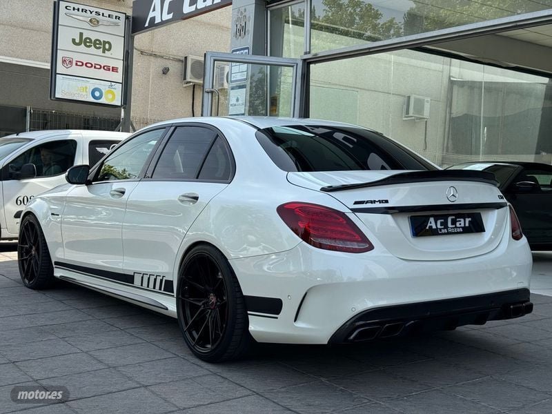 Usado Mercedes C63 AMG AMG 476 CV (350 kW) 2014 Blanco Berlina