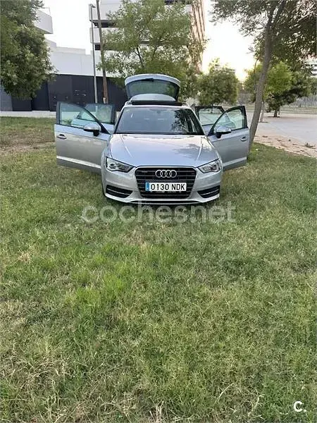 Usado Audi A3 S-Line 184 CV (135 kW) 2015 Gris / plata Berlina