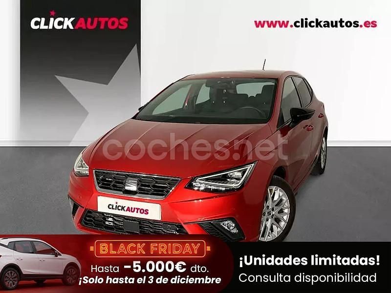 Rojo Usado 2024 Seat Ibiza FR Berlina | 17.050 € (Precio justo) - Imagen 1/4