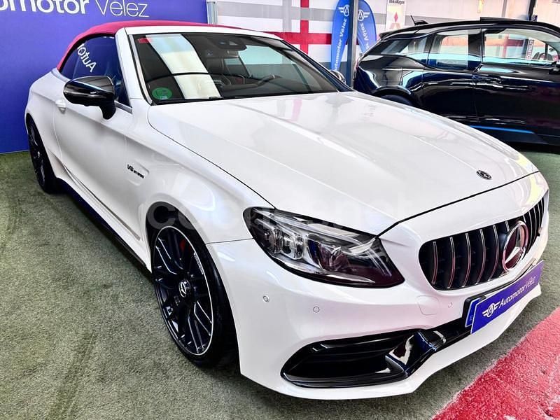 Blanco Usado 2019 Mercedes C63S AMG Descapotable | 69.900 € (Buen precio) - Imagen 1/4