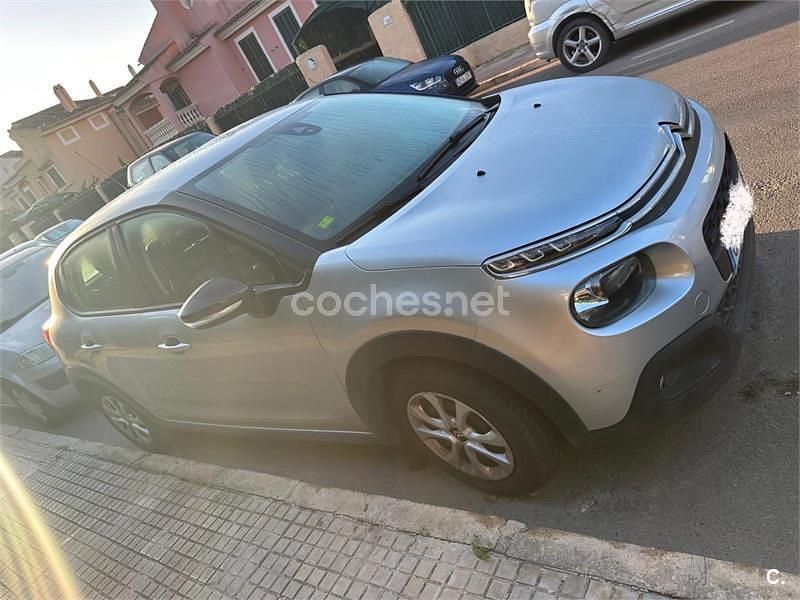 Gris / plata Usado 2018 Citroën C3 Feel Utilitario | 6400 € (Buen precio) - Imagen 1/3