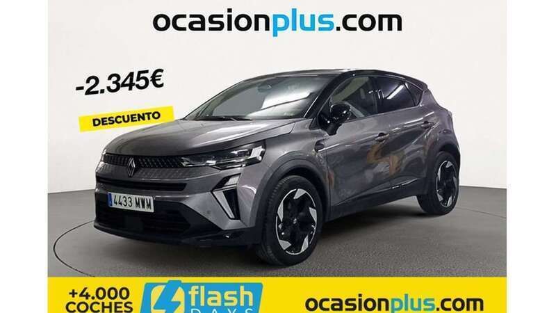 Gris Usado 2024 Renault Captur Techno SUV | 23.228 € (Precio justo) - Imagen 1/4