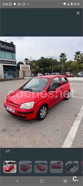 Usado Hyundai Getz 63 CV (46 kW) 2003 Rojo Utilitario