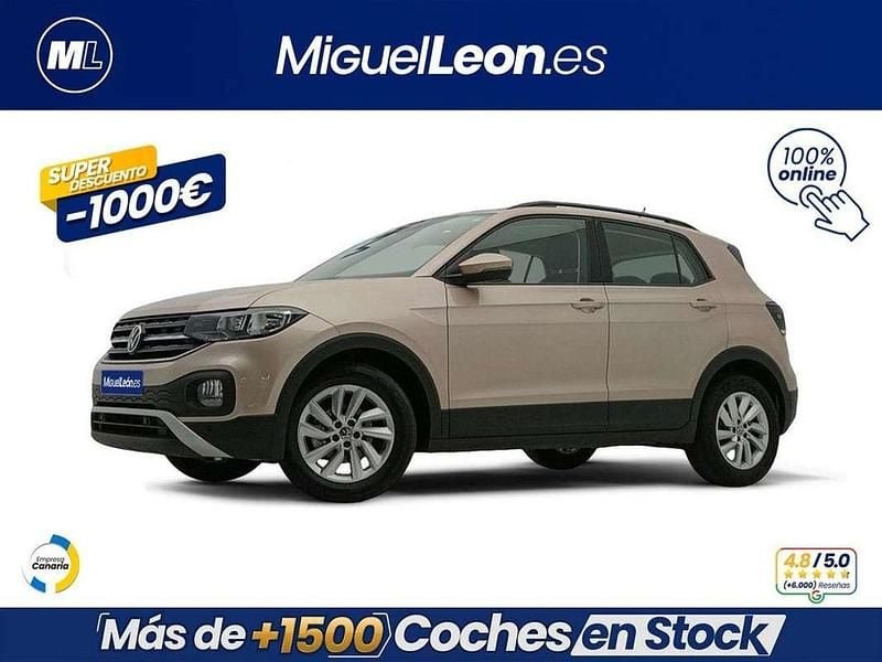 Beige Usado 2022 VW T-Cross Advance SUV | 16.985 € (Buen precio) - Imagen 1/3