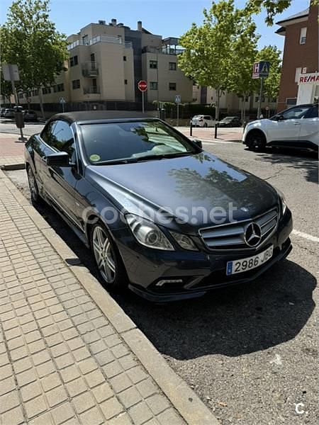 Usado Mercedes E350 Elegance 231 CV (169 kW) 2010 Gris / plata Descapotable