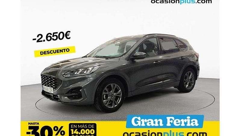 Gris Usado 2022 Ford Kuga ST-Line SUV | 15.547 € (Super precio) - Imagen 1/4