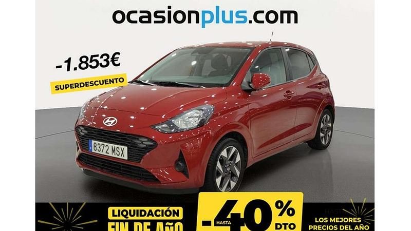 Rojo Usado 2024 Hyundai i10 Utilitario | 11.537 € (Buen precio) - Imagen 1/4