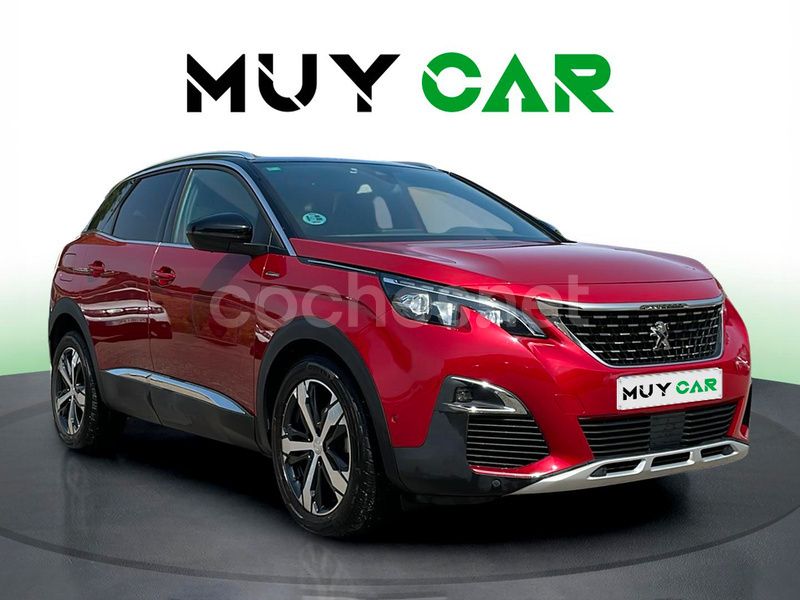 Rojo Usado 2017 Peugeot 3008 GT-line SUV | 16.800 € (Precio justo) - Imagen 1/4