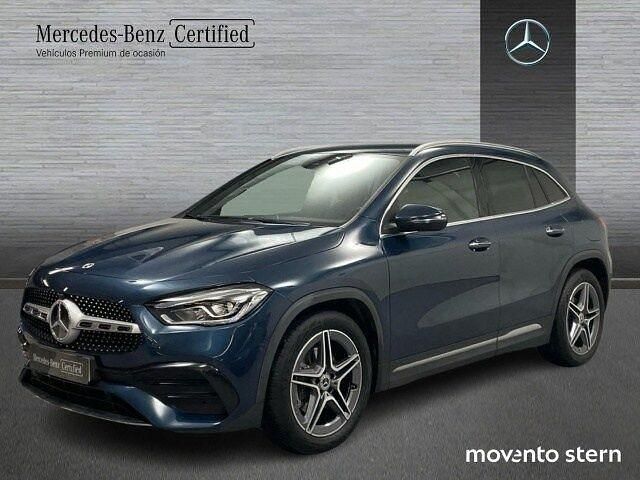Usado Mercedes GLA200 AMG line 163 CV (119 kW) 2022 Azul denim SUV