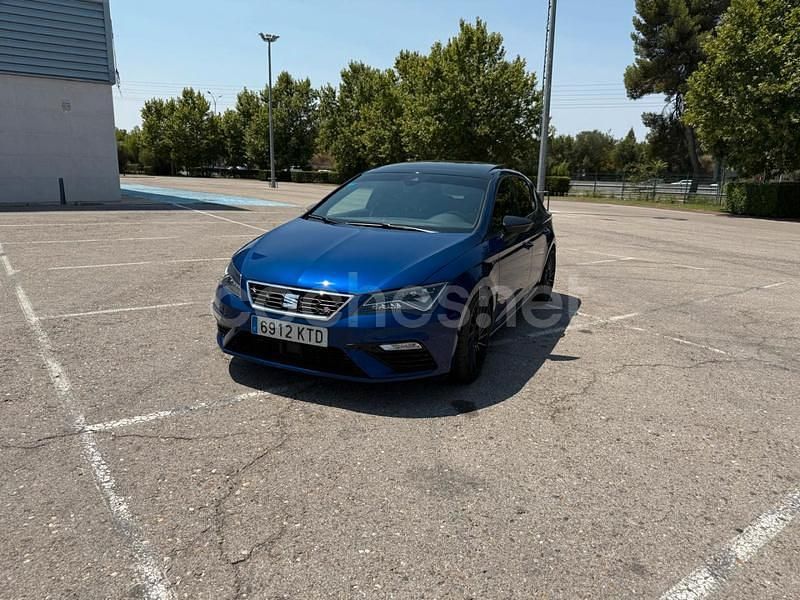 Usado Seat Leon FR 190 CV (139 kW) 2019 Azul Berlina