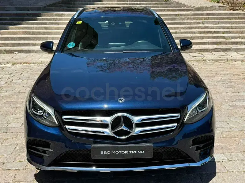 Usado Mercedes GLC220 170 CV (125 kW) 2018 Azul SUV