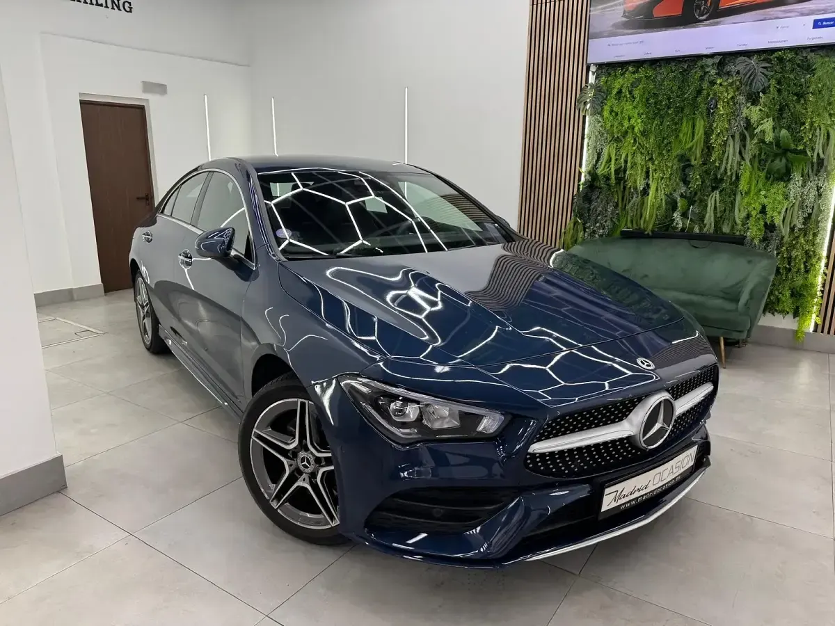 Usado Mercedes CLA250e 218 CV (160 kW) 2022 Azul Coupe