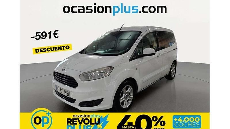 Usado Ford Tourneo Courier Trend 102 CV (75 kW) 2016 Blanco Monovolumen
