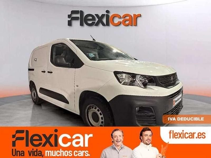 Blanco Usado 2021 Peugeot Partner Premium Monovolumen | 10.490 € (Buen precio) - Imagen 1/4