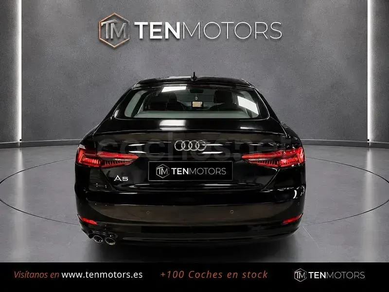 Usado Audi A5 Sportback Advanced Plus 190 CV (139 kW) 2017 Negro Utilitario