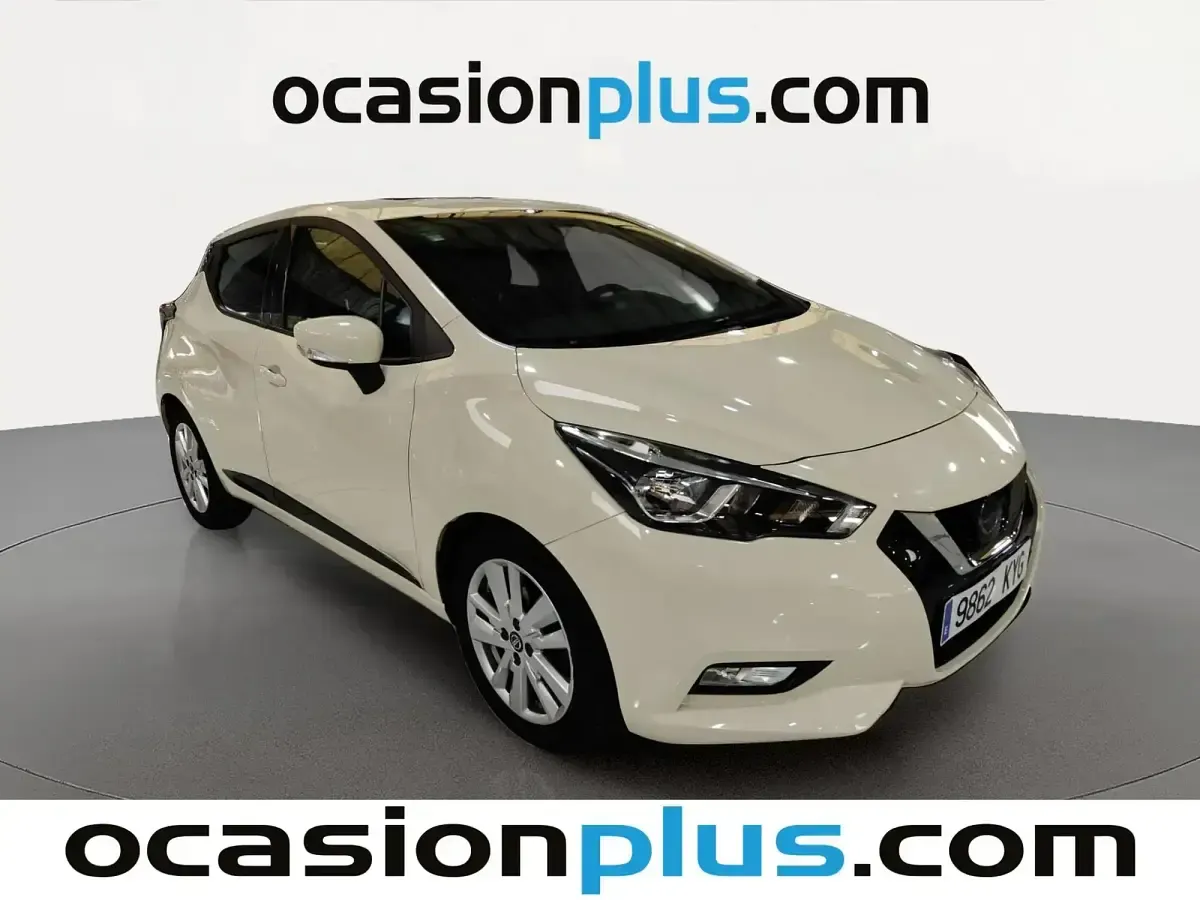 Usado Nissan Micra Acenta 100 CV (73 kW) 2019 Blanco Utilitario