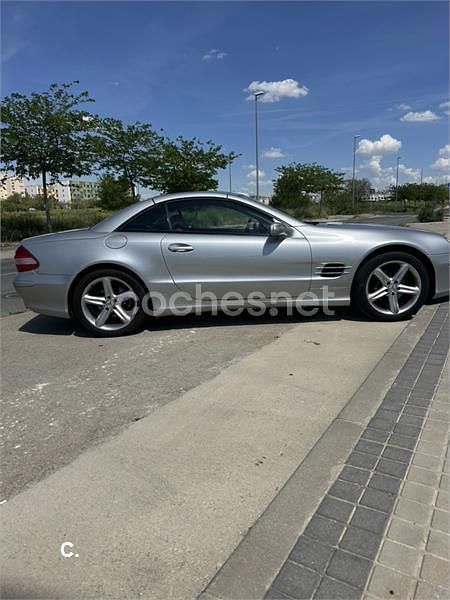 Usado Mercedes SL350 245 CV (180 kW) 2004 Gris / plata Descapotable