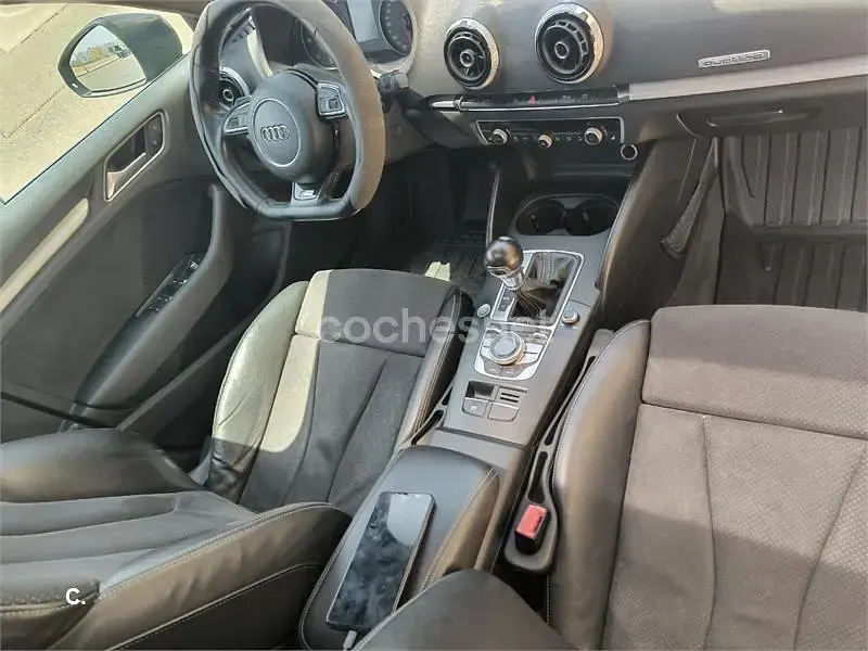 Usado Audi A3 S-Line 150 CV (110 kW) 2014 Gris / plata Berlina