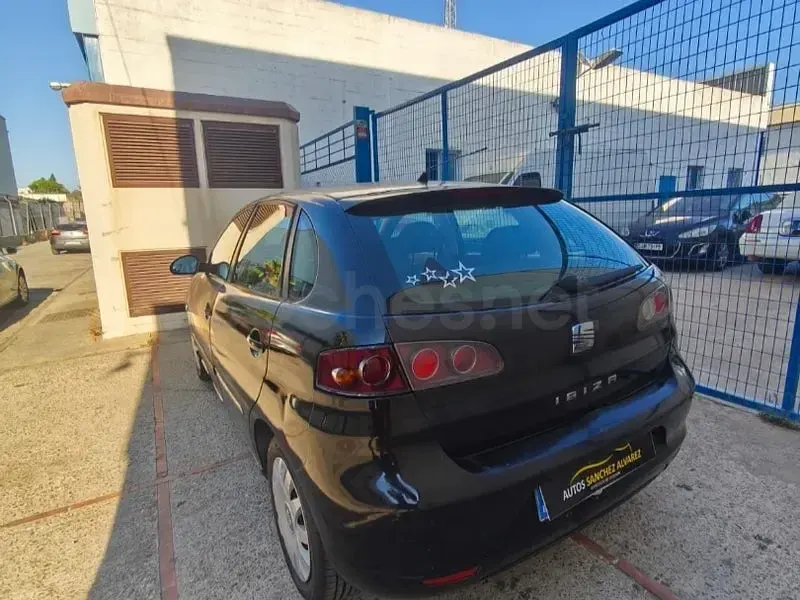 Usado Seat Ibiza Reference 70 CV (51 kW) 2008 Negro Berlina