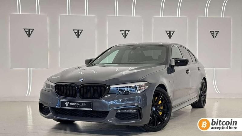 Usado BMW 520 M Sport 190 CV (139 kW) 2018 Gris / plata Berlina