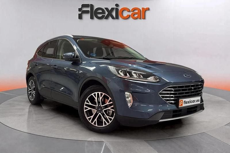 Azul Usado 2021 Ford Kuga Titanium SUV | 21.490 € (Precio justo) - Imagen 1/4