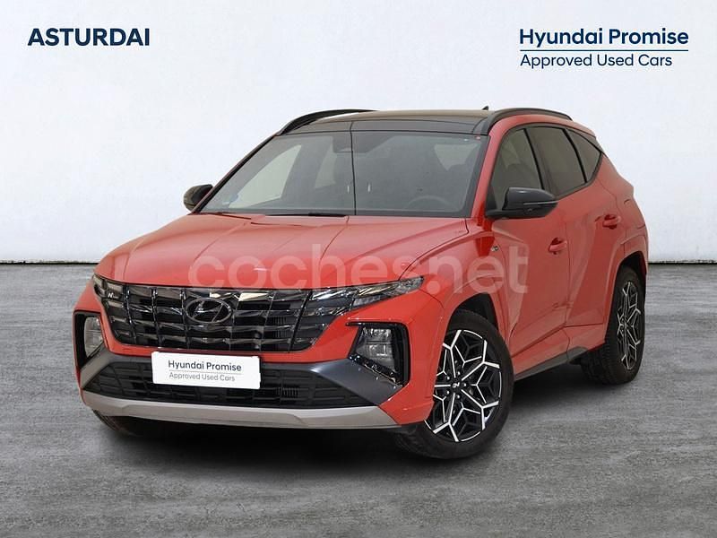 Rojo Usado 2021 Hyundai Tucson N Line SUV | 24.990 € (Caro) - Imagen 1/4