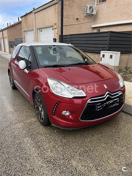 Usado DS Automobiles DS3 Style 99 CV (72 kW) 2015 Rojo Berlina