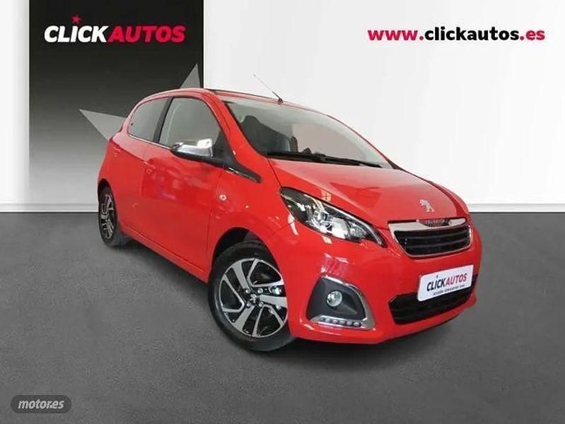 Usado Peugeot 108 Active 72 CV (52 kW) 2021 Rojo Utilitario