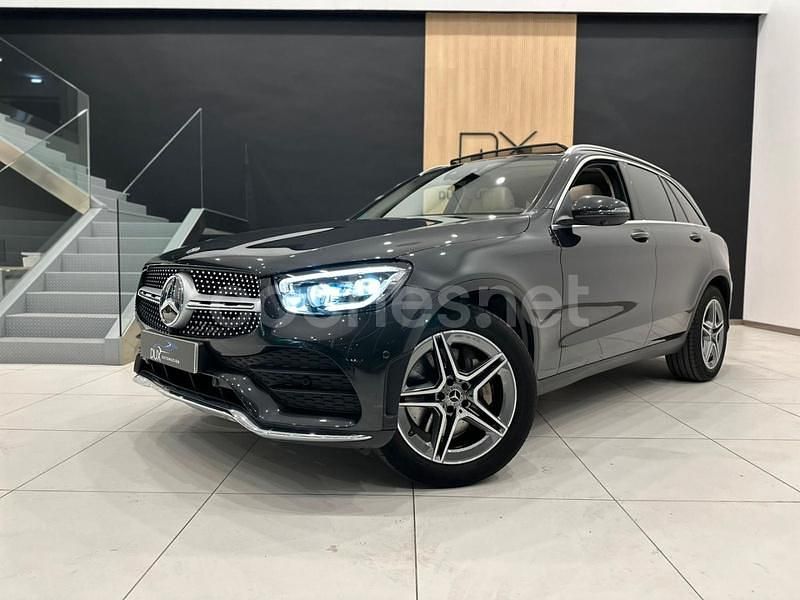 Negro Usado 2021 Mercedes GLC220 SUV | 43.990 € (Un poco caro) - Imagen 1/4