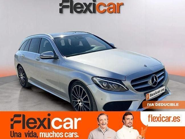Gris / plata Usado 2019 Mercedes C220 Familiar | 27.490 € (Buen precio) - Imagen 1/4