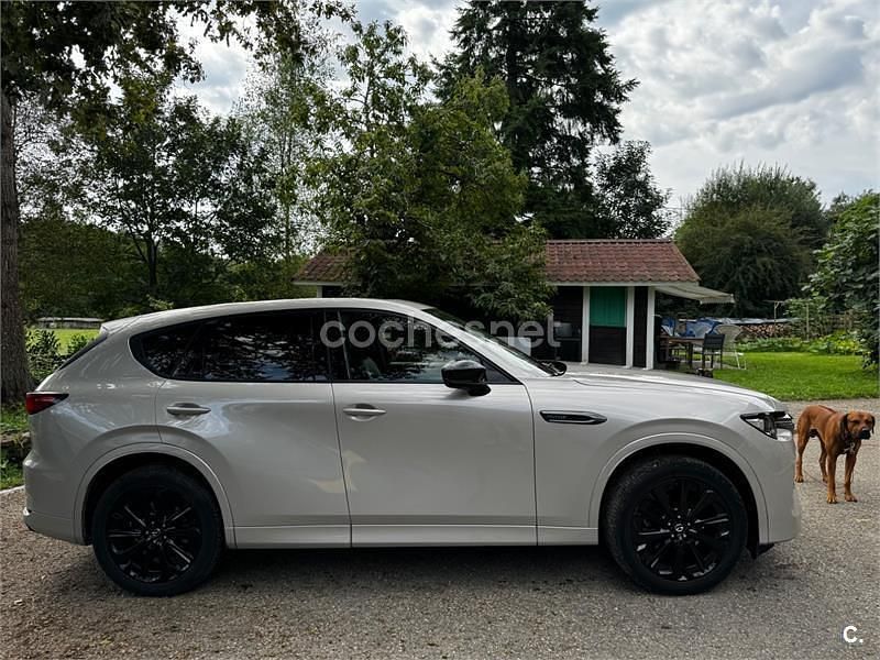Gris / plata Usado 2023 Mazda CX-60 Homura-Line SUV | 35.900 € (Caro) - Imagen 1/2