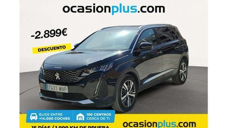 Negro Usado 2024 Peugeot 5008 Allure Monovolumen | 28.991 € (Super precio) - Imagen 1/4