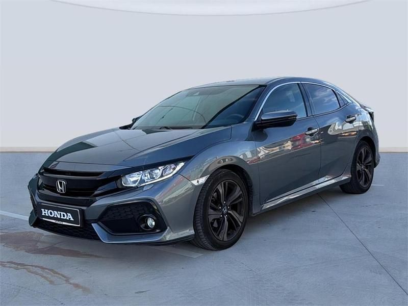 Gris / plata Usado 2019 Honda Civic Elegance Berlina | 18.400 € (Buen precio) - Imagen 1/4