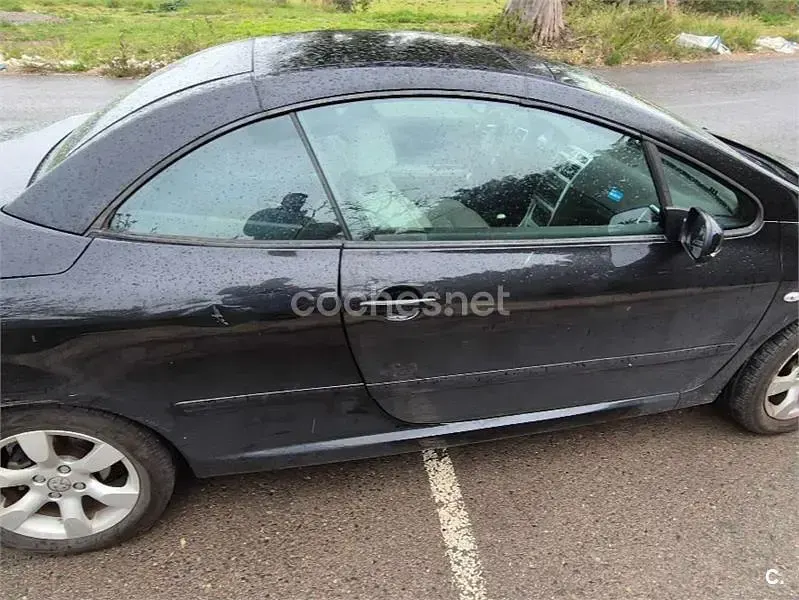 Usado Peugeot 307 CC 110 CV (80 kW) 2005 Negro Descapotable