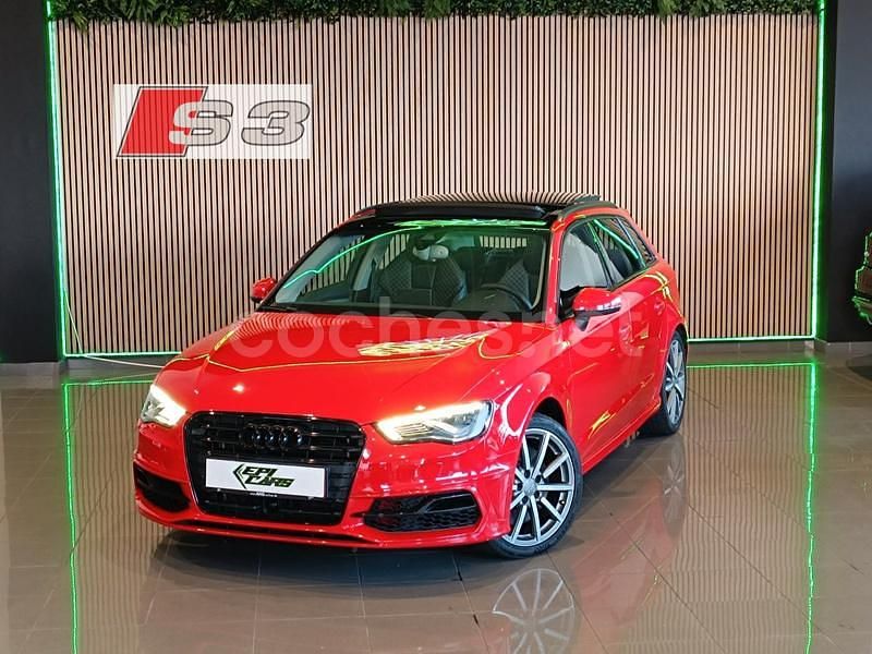 Usado Audi S3 300 CV (220 kW) 2014 Rojo Berlina