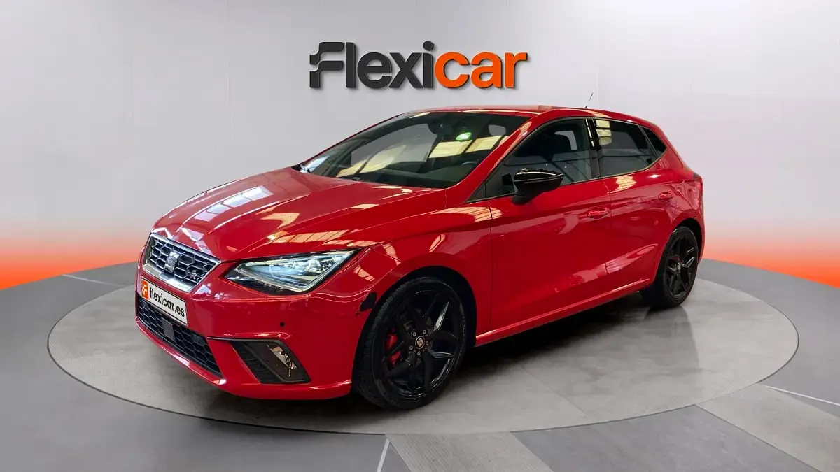 Usado Seat Ibiza FR 116 CV (85 kW) 2020 Rojo Utilitario