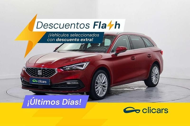 Rojo Usado 2021 Seat Leon ST XCELLENCE Familiar | 17.690 € (Precio justo) - Imagen 1/4