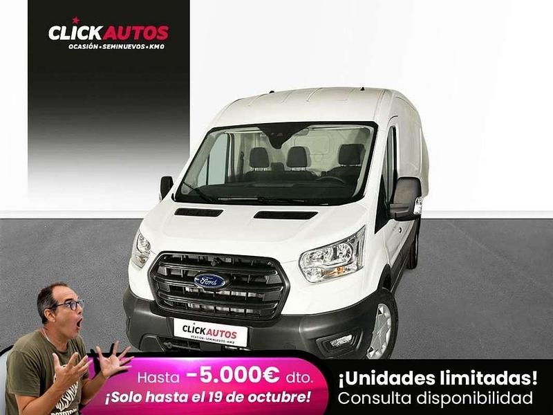 Blanco Usado 2023 Ford Transit Trend Van | 32.900 € (Caro) - Imagen 1/4