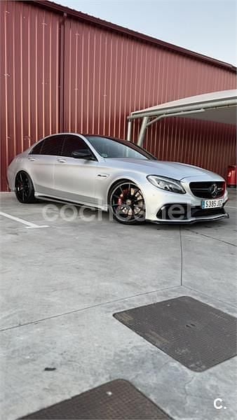 Usado Mercedes C63 AMG AMG 476 CV (350 kW) 2015 Gris / plata Berlina