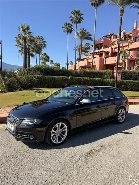 Usado Audi S4 333 CV (244 kW) 2009 Negro Familiar